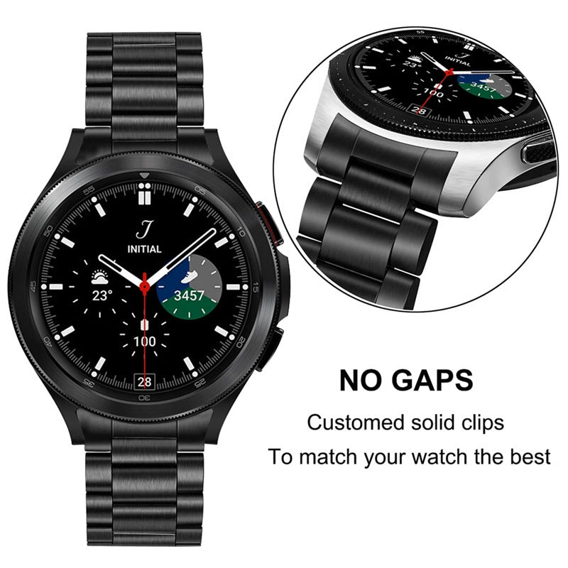 For Samsung Galaxy Watch6 40mm 44mm Watch6 Classic 43mm 47mm Watch 5 40mm 44mm Watch4 40mm 44mm 46mm Strap Metal Watch Band For Samsung Galaxy Watch6 40mm 44mm Watch6 Classic 43mm 47mm Watch 5 40mm 44mm Watch4 40mm 44mm 46mm Strap Metal Watch Band